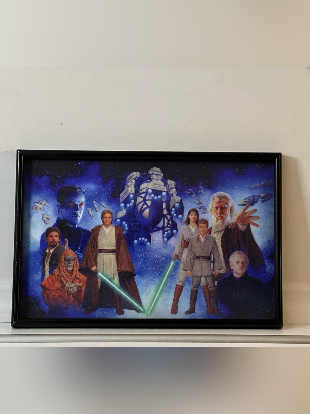 Star Wars Legends Obi-Wan Kenobi Anikan Skywalker Art Poster